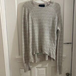 Line Women's Striped Crew Neck Cashmere Sweater